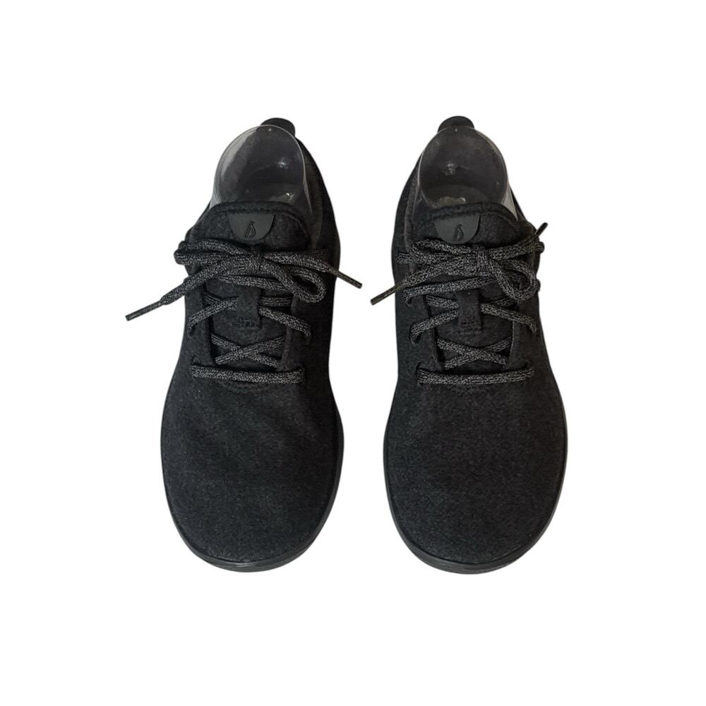 Allbirds Wool Runner Mizzle Shoes Womens 8 Merino Wool Charcoal Black Sneakers - Picture 5 of 10